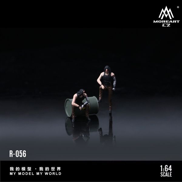  Mô hình nhân vật Silver Hand Figure Set Resin Model tỉ lệ 1:64 More Art MO223056 