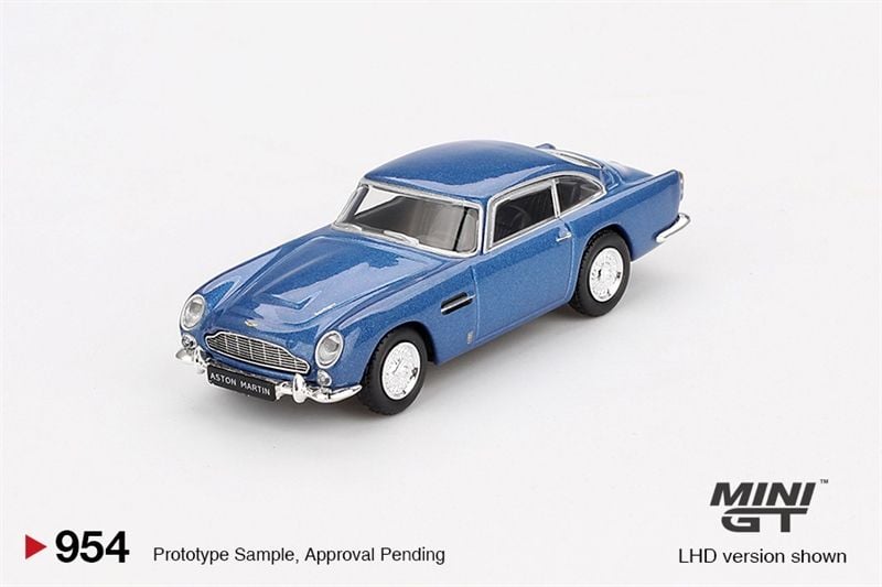  Mô hình xe Aston Martin DB5 Sierra Blue tỉ lệ 1:64 MiniGT bản card MGT00954-BL 