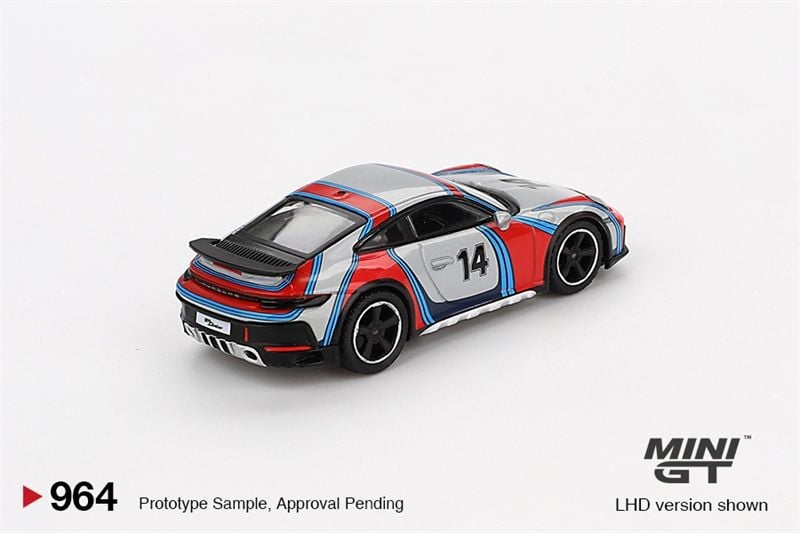  Mô hình xe Porsche 911 Dakar Ice Grey Metallic 