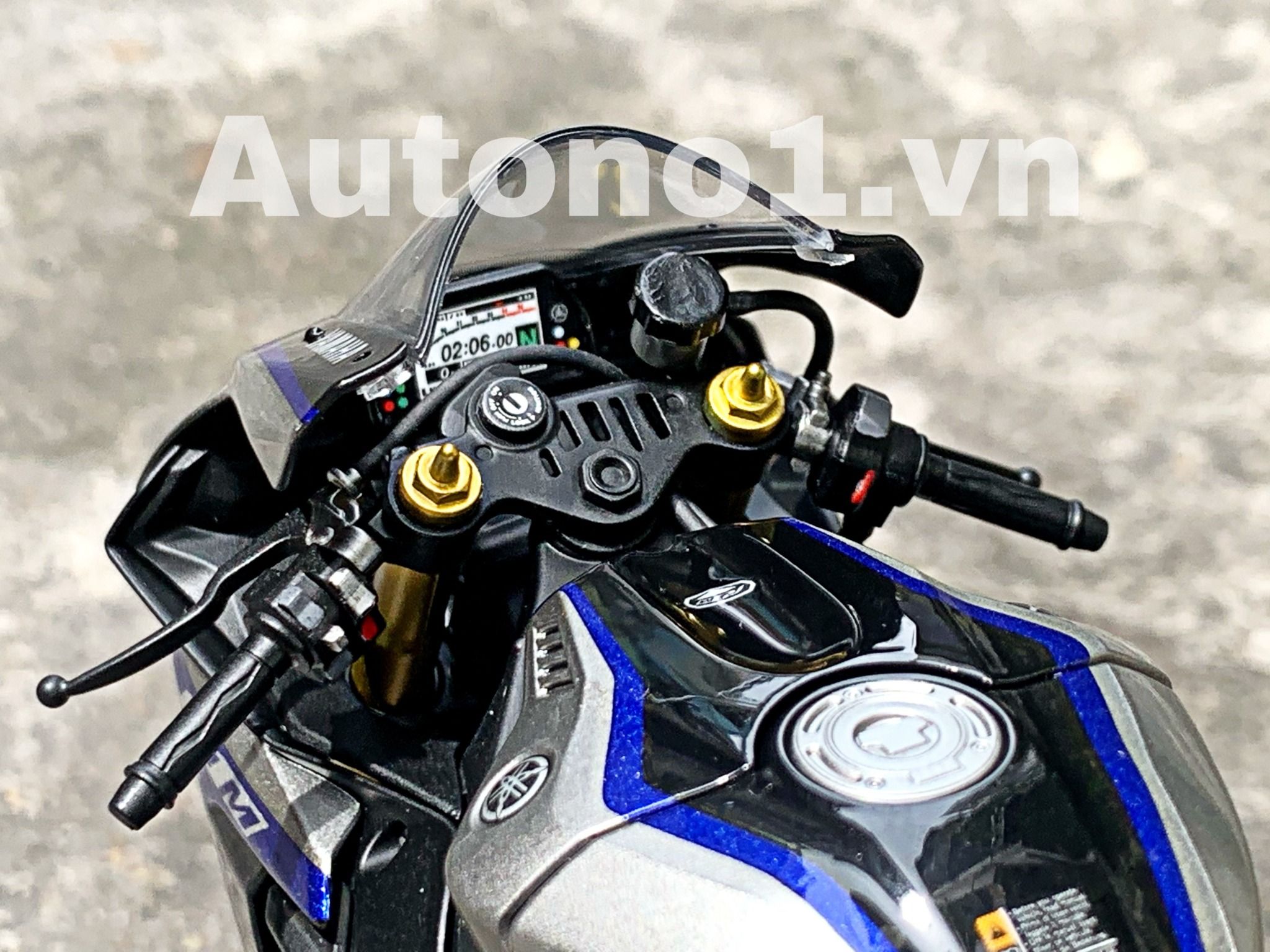  Mô hình xe Yamaha Yzf R1m Blue 1:12 Tamiya D031 