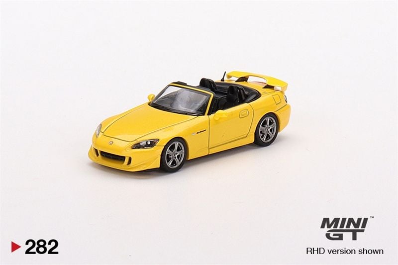  Mô hình xe Honda S2000 Type S New Indy Yellow Pearl tỉ lệ 1:64 MiniGT MGT00282 