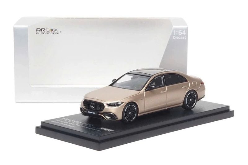  Mô hình xe Mercedes AMG S63 E Performance 2023 tỉ lệ 1:64 AR box Almost Real OT64331 