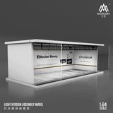  Hộp trưng bày mica mô phỏng Workshop Rocket Bunny kích thước 30x13.3x10cm tỉ lệ 1:64 MoreArt MO914025 