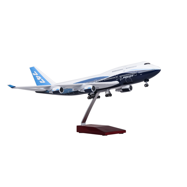  Mô hình máy bay Usa Intercontinental Livery Boeing B747-8 47cm 1:150 có đèn led tự động theo tiếng vỗ tay hoặc chạm MB47021 