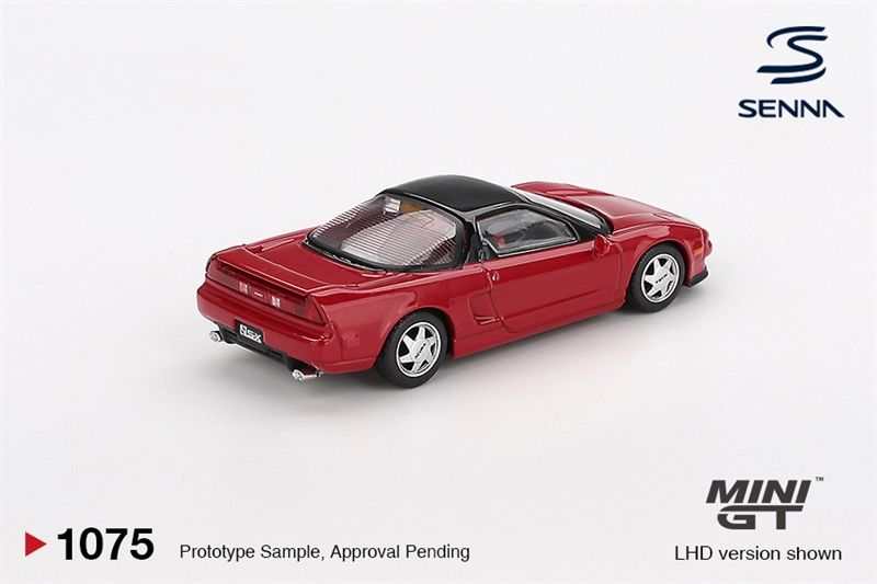  Mô hình xe Honda NS-X Prototype Midship Sports 1989 Ayrton Senna bản card tỉ lệ 1:64 MiniGT MGT01075 NO CHASE 
