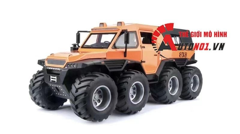  Mô hình xe địa hình lội nước Shaman 8x8 1:24 Miniauto OT490 
