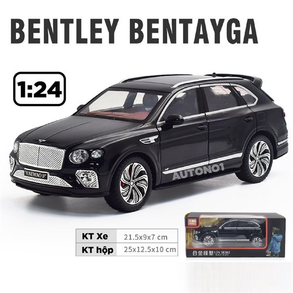 Mô hình xe Bentley Bentayga 2020 đánh lái được tỉ lệ 1:24 Newao OT457 