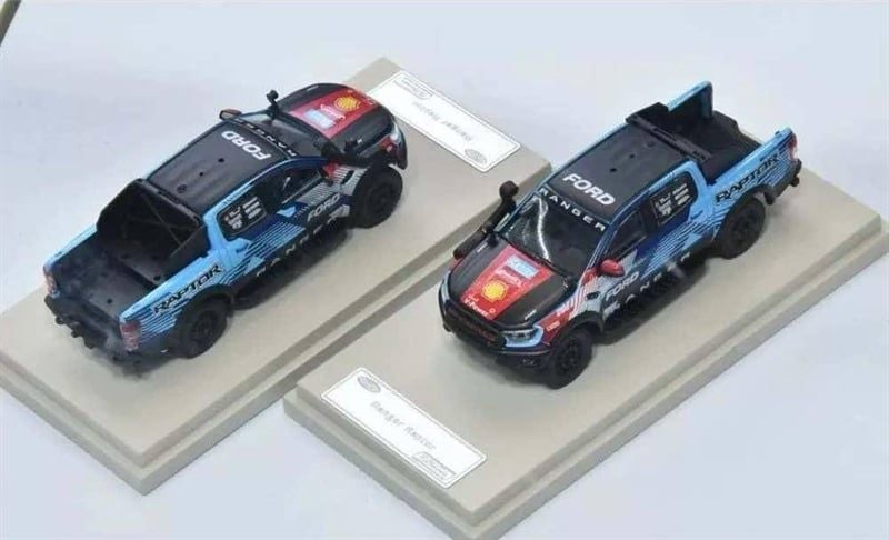  Mô hình xe Ford Ranger Raptor 2024 Baja Racing Version tỉ lệ 1:64 MK Miniatures OT64330 