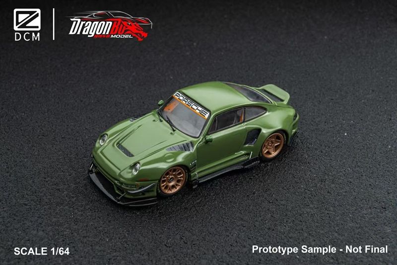  Mô hình xe Porsche 993 punk modified tỉ lệ 1:64 D.BoModel & DCM joint OT64258 