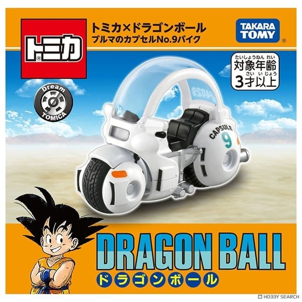  Mô hình xe và nhân vật Dragon ball Bulma bike Capsule tỉ lệ 1:64 Tomica x Dream 951957 
