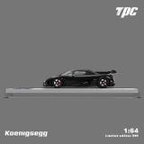  Mô hình xe ô tô Koenigsegg ONE 1 Full Carbon Black tỉ lệ 1:64 TPC models TPC644801 