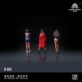  Mô hình nhân vật set figure 3 người Photography Model Doll tỉ lệ 1:64 More Art MO223052 