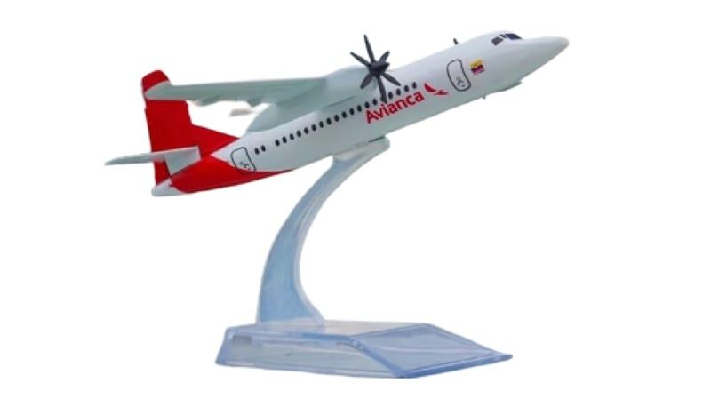 Mô hình máy bay cánh quạt Columbia Avianca ATR 72-600 16cm MB16160