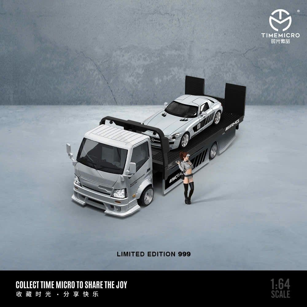  Mô hình xe tải vận chuyển H300 AMG transport trailer tỉ lệ 1:64 TimeMicro TM647209 