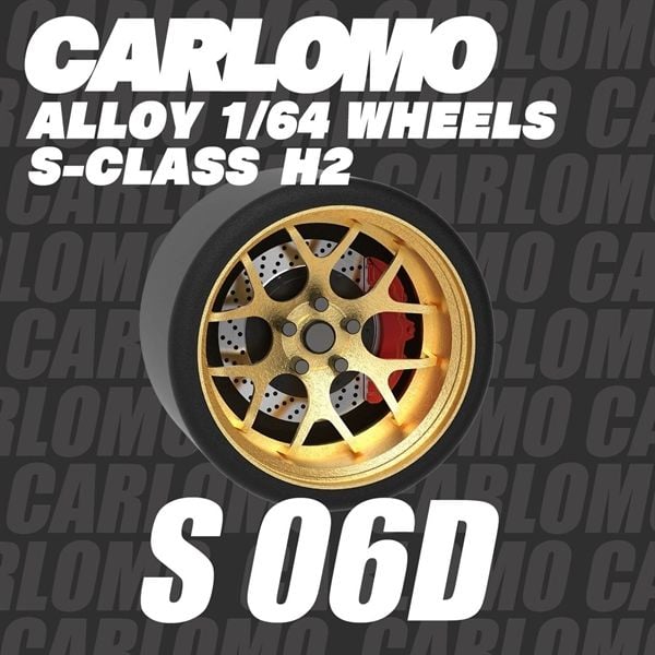 Phụ kiện độ bánh cho xe mô hình Carlomo Wheels S-Class kích thước 9,5mm bằng kim loại tỉ lệ 1:64 Carlomo S0 