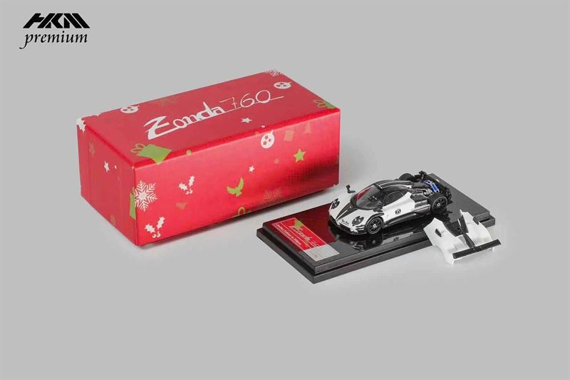  Mô hình xe Pagani Zonda 760 Berlineta Luminous có phản quang tỉ lệ 1:64 HKM Premium OT64095 