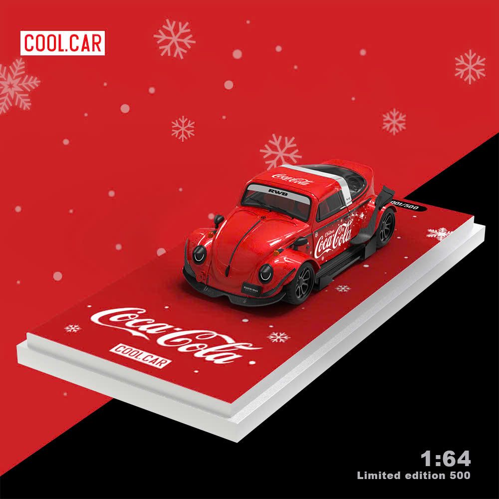  Mô hình xe Volkswagen Beetle Coca Cola tỉ lệ 1:64 CoolCar CC646227 