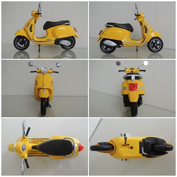  Mô hình xe Vespa GTS super 2020 1:12 Welly 7995 