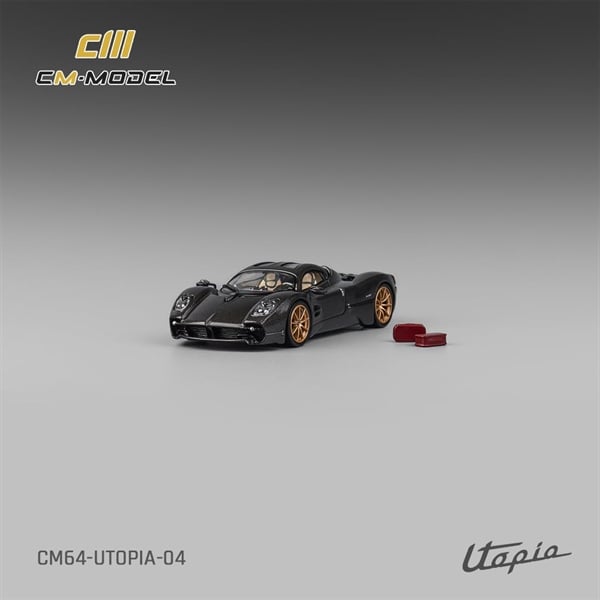  Mô hình xe Pagani Utopia full carbon tháo được nắp máy tỉ lệ 1:64 CM model CM64-UTOPIA-04 