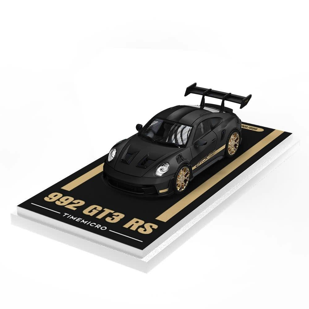  Mô hình xe Porsche GT3 RS black gold tỉ lệ 1:64 Time micro TM644634 