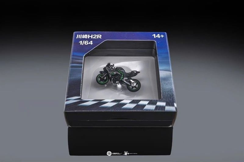  Mô hình xe Mô tô Kawasaki H2R tỉ lệ 1:64 Alloy Model OT64460 