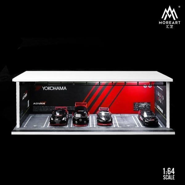  Hộp trưng bày mica mô phỏng Workshop Advan kích thước 30x13.3x10cm tỉ lệ 1:64 MoreArt MO914004 