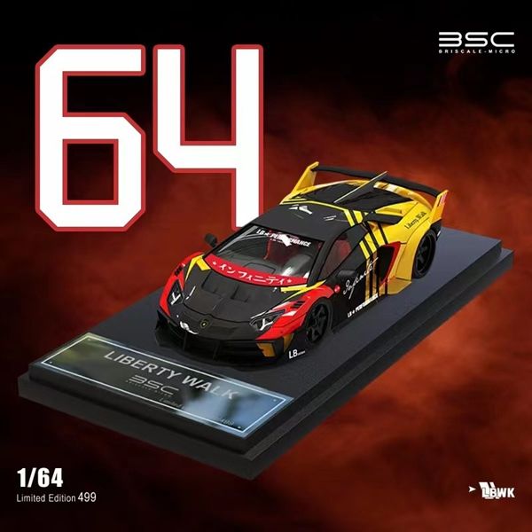  Mô hình xe Lamborghini Aventador LP700 2.0 LBWK GT EVO Infinite limited 499pcs 1:64 Time micro 