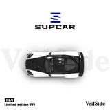  Mô hình xe Mazda RX7 Veilside white limited 999pcs tỉ lệ 1:64 Supcar SC64041 