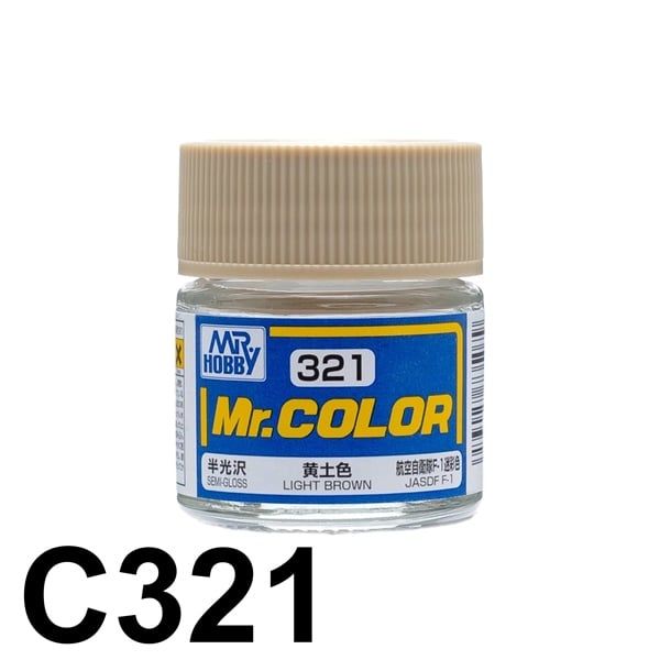  Lacquer C321 Light Brown sơn mô hình màu Nâu 10ml Mr.Hobby C321 