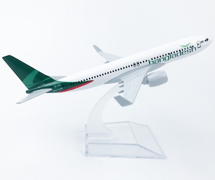  Mô hình máy bay Bangladesh Boeing B777 S2-AFL 16cm MB16058 