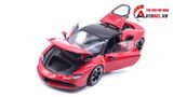  Mô hình xe Ferrari Sf90 Stradale đánh lái được full open 1:24 Bburago OT577 