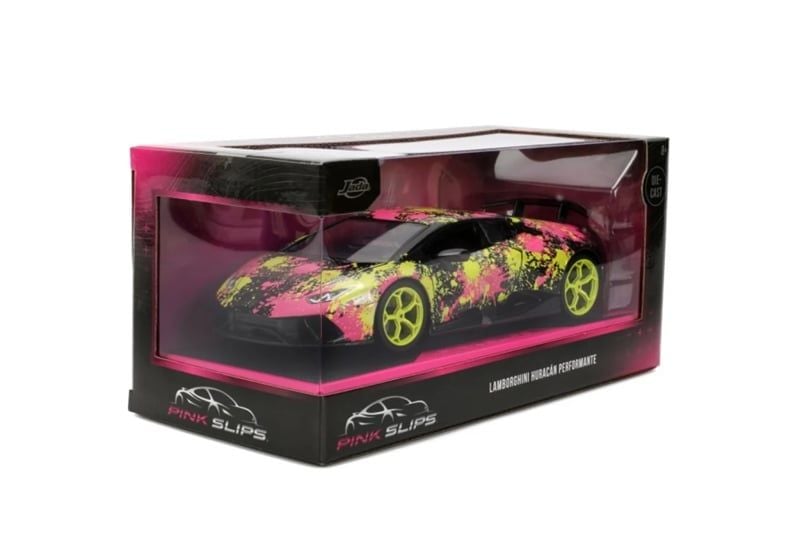  Mô hình xe Lamborghini Huracan Performante Pink Slips tỉ lệ 1:24 Jada Toys 36008 