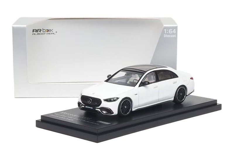  Mô hình xe Mercedes AMG S63 E Performance 2023 tỉ lệ 1:64 AR box Almost Real OT64331 