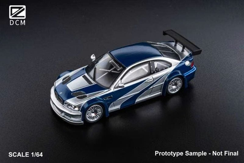  Mô hình xe BMW E46 Need for Speed limited 999pcs tỉ lệ 1:64 DCM models OT64437 