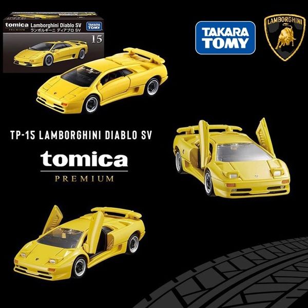  Mô hình xe Lamborghini Diablo SV No.15 tỉ lệ 1:64 Tomica Premium 123736 