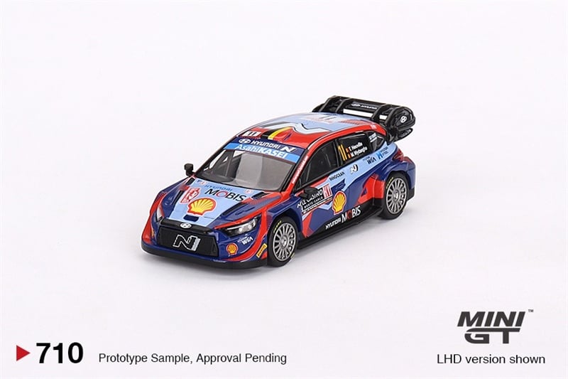  Mô hình xe Huyndai i20 N rally1 2023 tỉ lệ 1:64 MiniGT MGT00710-CH 