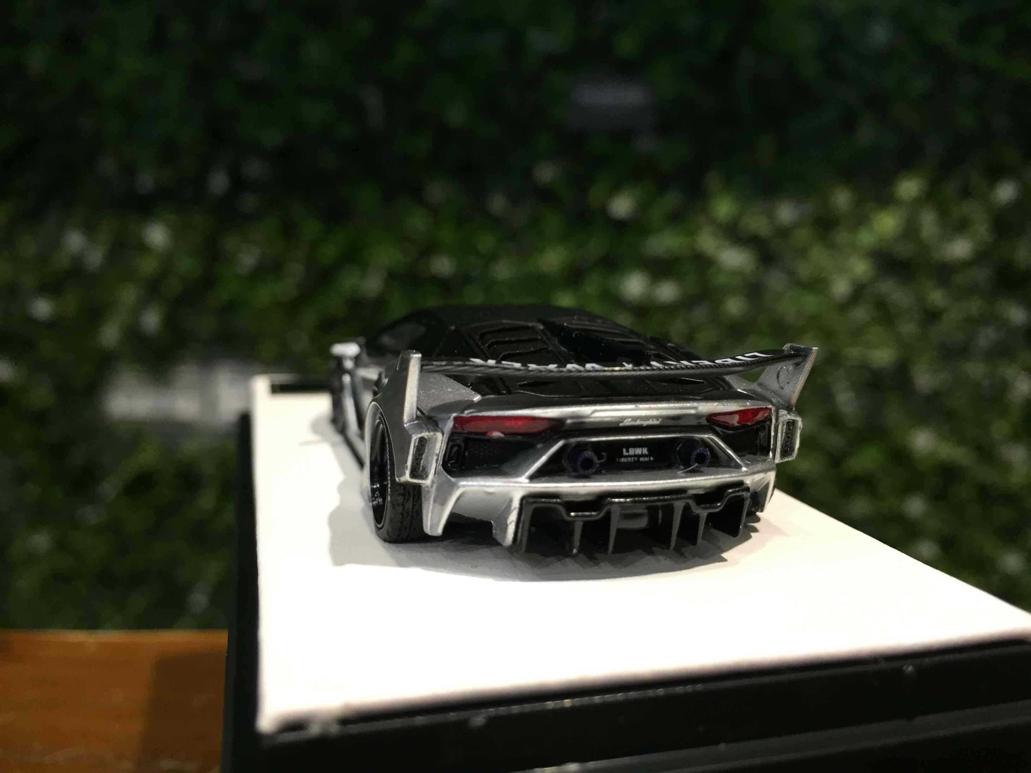  Mô hình xe Lamborghini Aventador LP700 2.0 GT EVO silver tỉ lệ 1:64 Time micro 