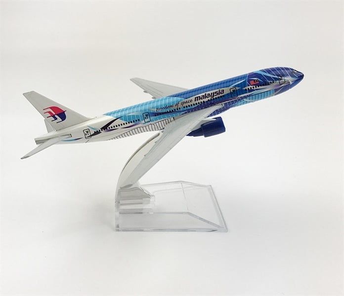 Mô hình máy bay Malaysia Heliconia Boeing B777-2H6 16cm MB16065