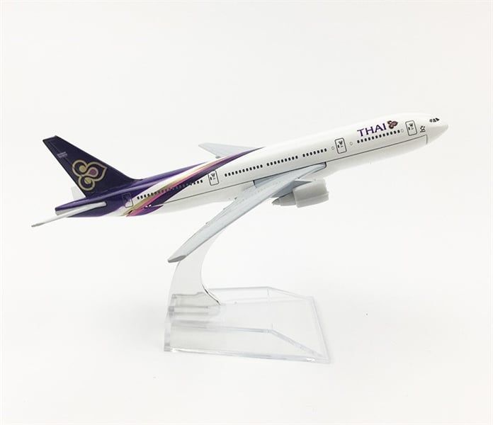  Mô hình máy bay Thai Airways Boeing B777-300ER 16cm MB16070 