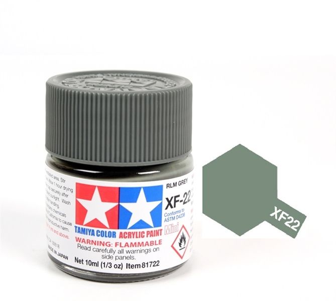 ACRYLIC MINI XF22 RLM GREY SƠN MÔ HÌNH MÀU XÁM 10ML TAMIYA 81722 – Cửa ...