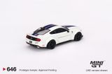  Xe mô hình ô tô Ford mustang GT LB-Works White bản card tỉ lệ 1:64 MiniGT MGT00646 