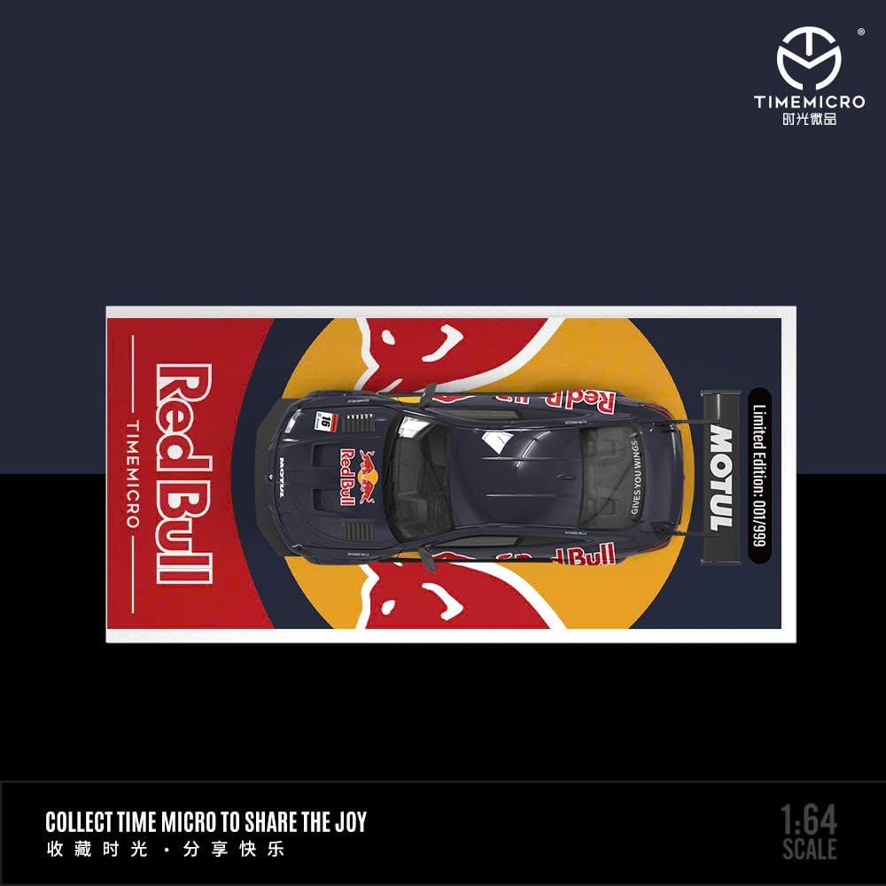  Mô hình xe BMW M4 Modified Edition Red Bull black limited edtion 999pcs tỉ lệ 1:64 Time micro TM646813 