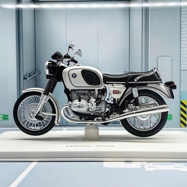  Mô hình xe mô tô BMW R90 cafe tỉ lệ 1:18 Norev MT029 