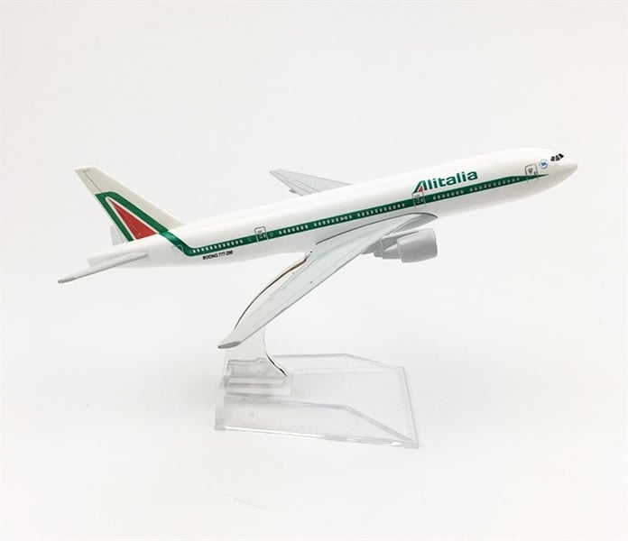  Mô hình máy bay Alitalia Boeing B777 16cm MB16075 