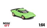  Mô hình xe ô tô Lancia Stratos HF Stradale Verde Chiaro tỉ lệ 1:64 MiniGT MGT00625-CH 