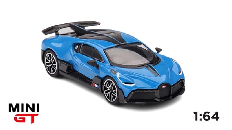  Mô hình xe Bugatti Divo Blue 2022 tỉ lệ 1:64 MiniGT 