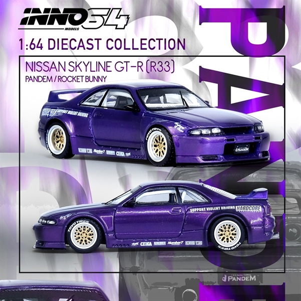  Mô hình xe Nissan Skyline GT-R (R33) 