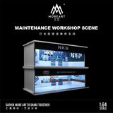  Hộp trưng bày mica mô phỏng Workshop GULF kích thước 30x13.3x10cm tỉ lệ 1:64 MoreArt MO914106 
