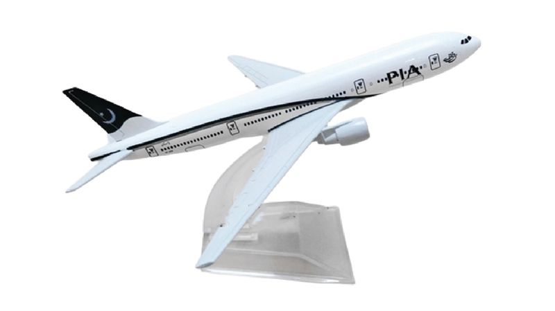  Mô hình máy bay Pakistan PIA Airlines Boeing B777-200 16cm MB16171 