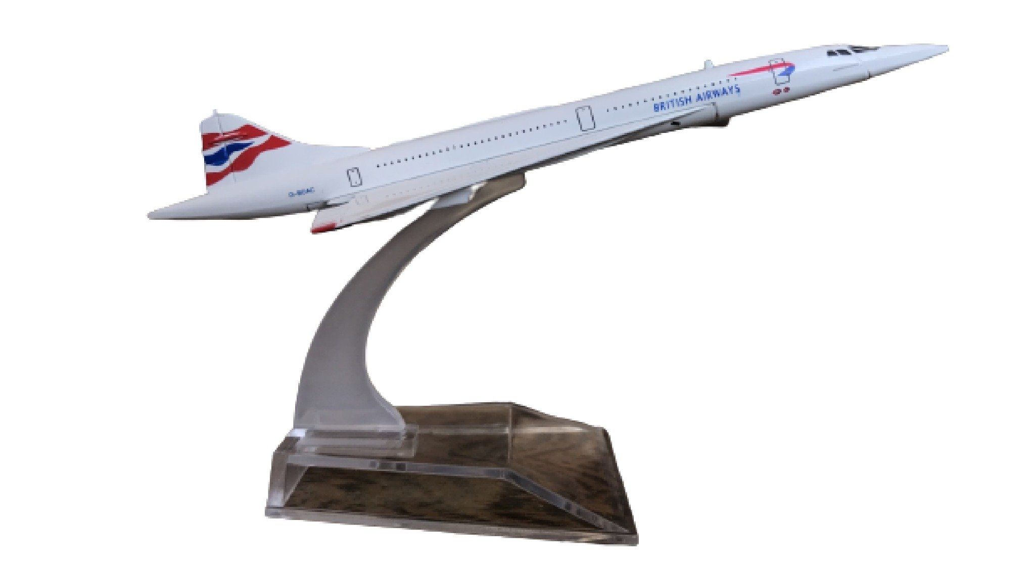  Mô hình máy bay phản lực Concorde British airway 16cm MB16164 